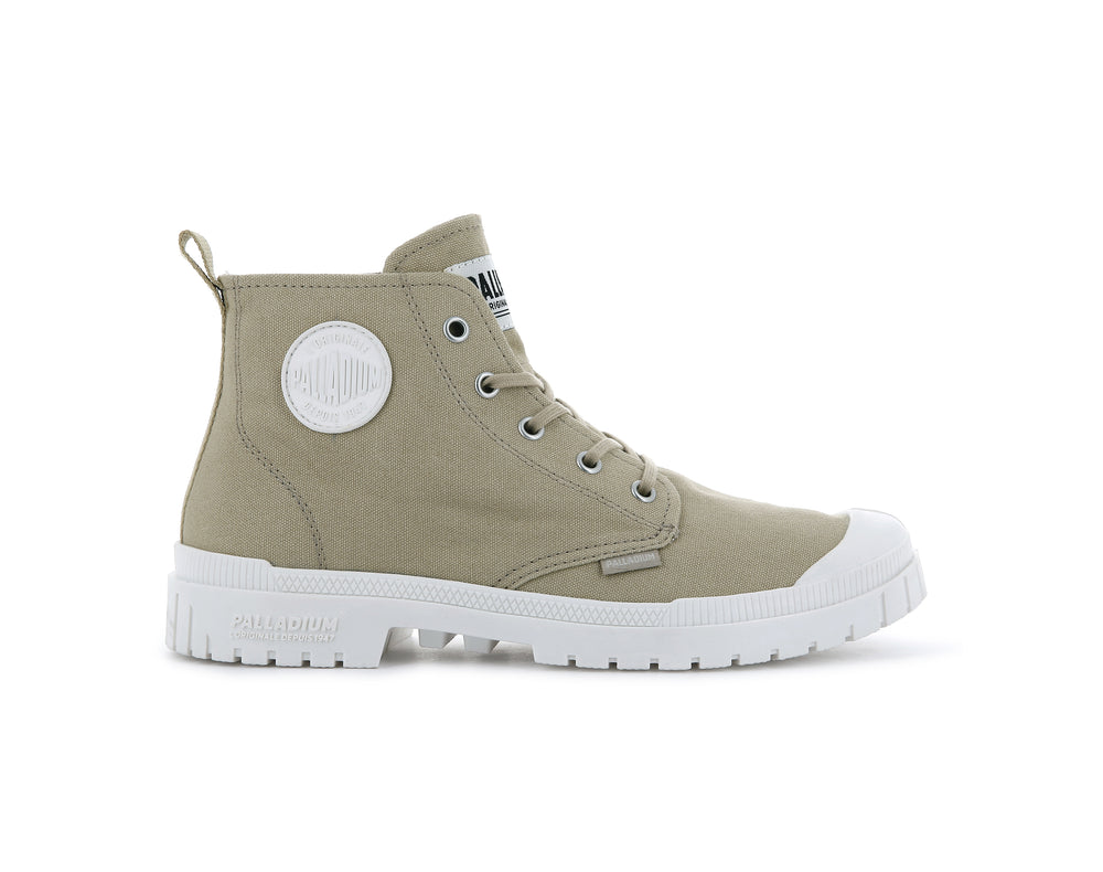 Botas Palladium PAMPA SP20 HI CANVAS Hombre Warm Sand | Costa Rica-47382